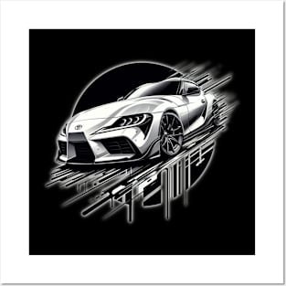 Toyota GR Supra Posters and Art